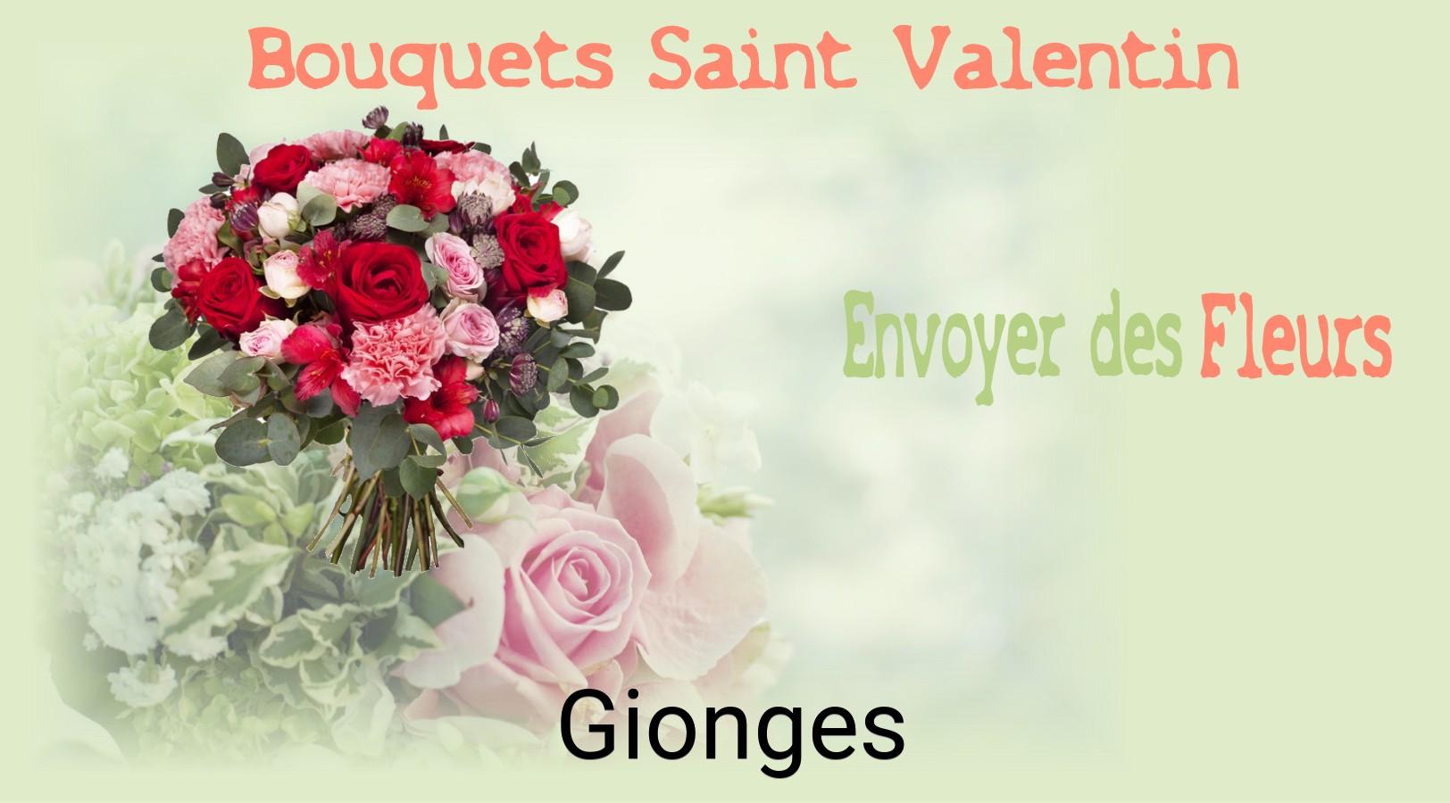 Roses de Saint-Valentin livrées à Gionges